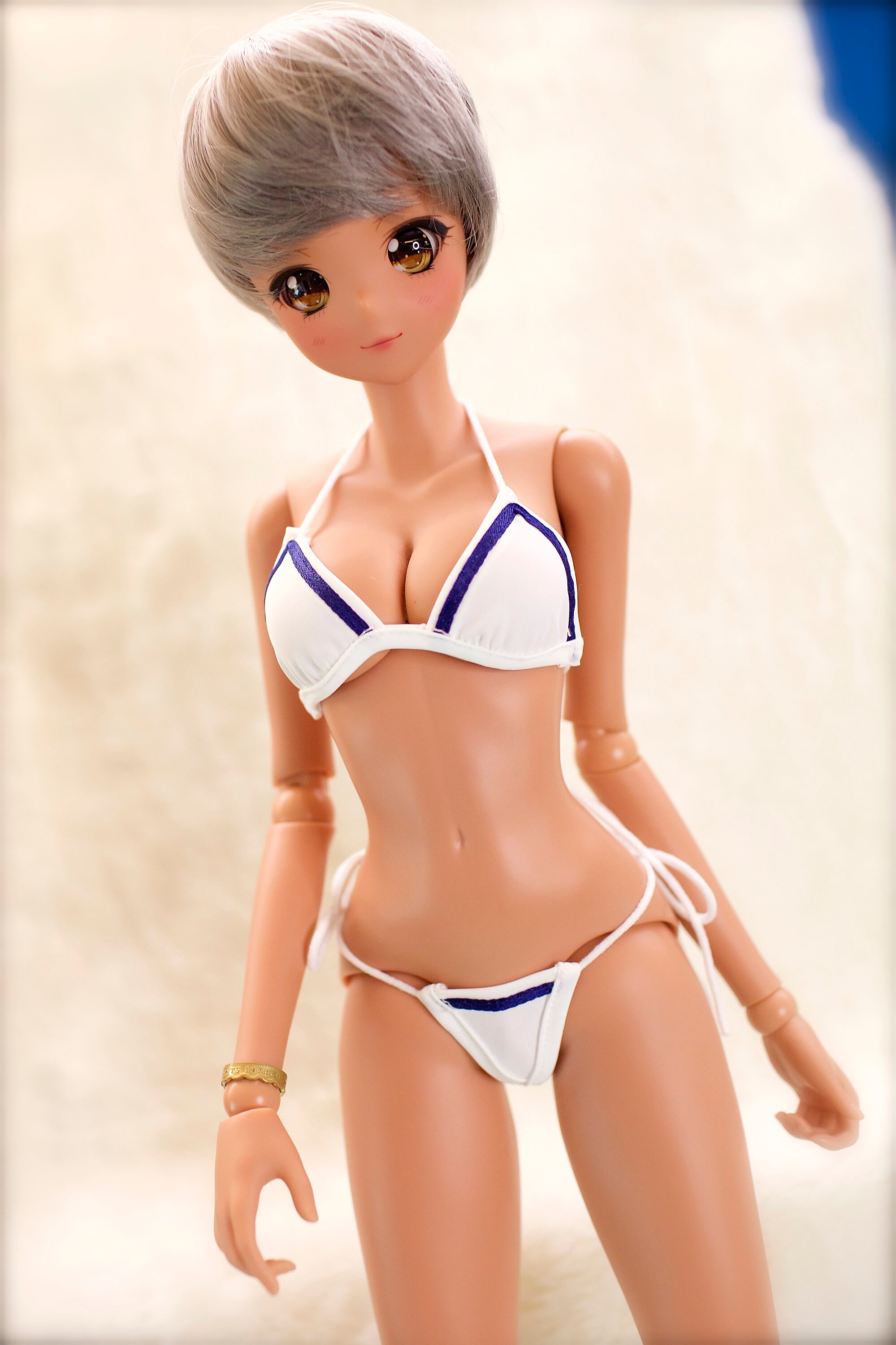 BEACH DOLL 水着脱着 ビキニ ソフビ 人形