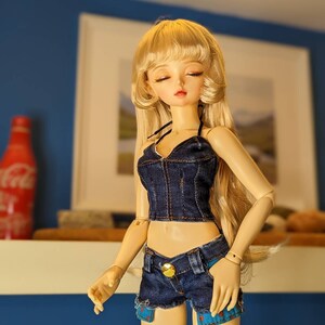 Perruque Synthétique Pour Poupée BJD - Taille 1/3, 1/4, 1/6 - Marque Sunportzida