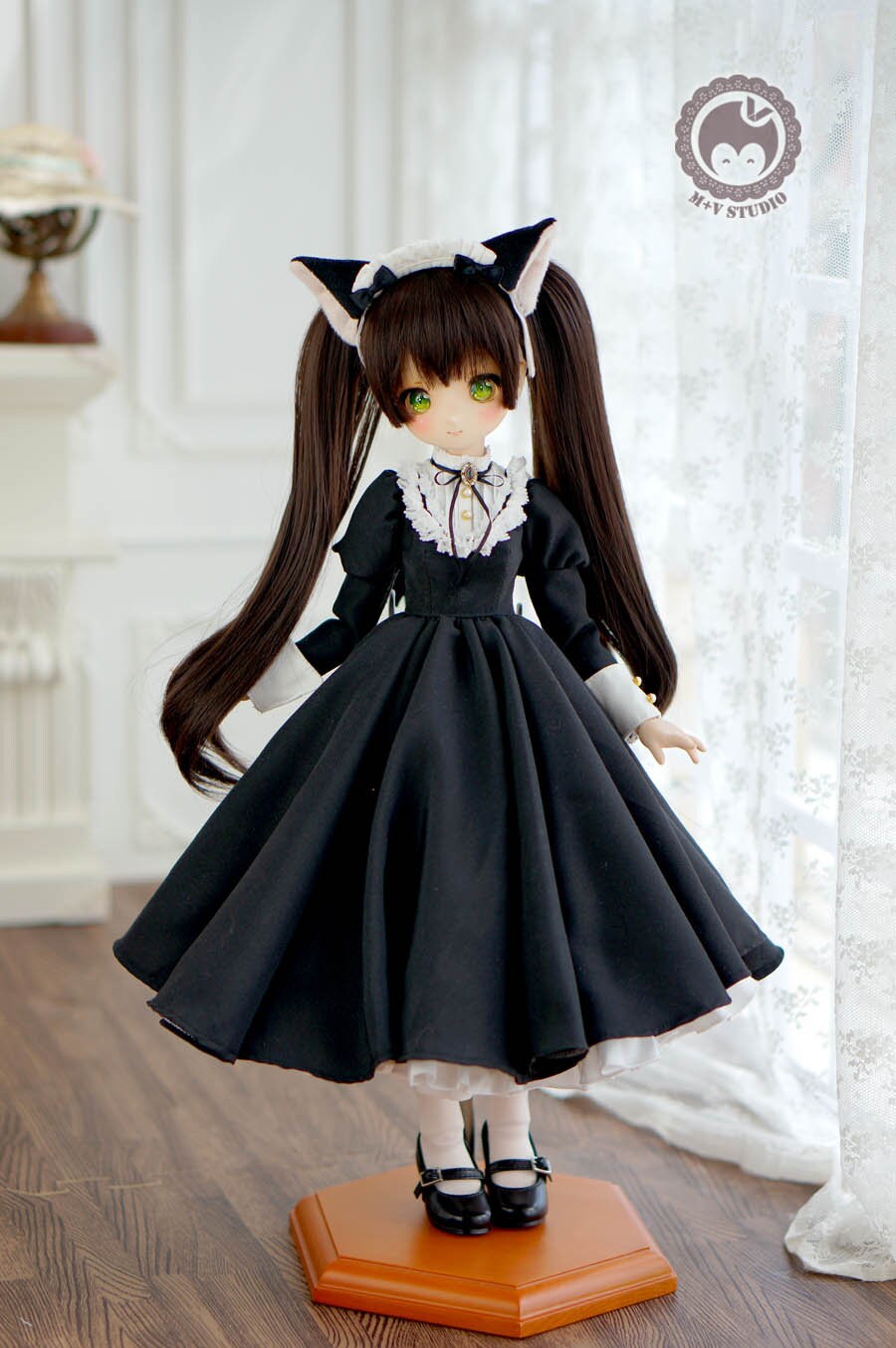 MDDメイト服セット黒 DOLL HOUSE 1/4ドール MDD MSD KUMAKO セット 制服風 学生服