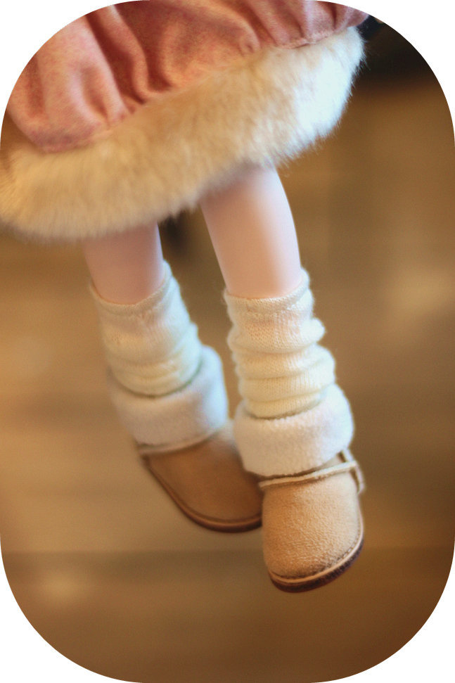 Winter Boot ver1 for BJD SD / Msd/yosd / imda2.6 / minifee moe line/ littlefee joydoll, 5 colors