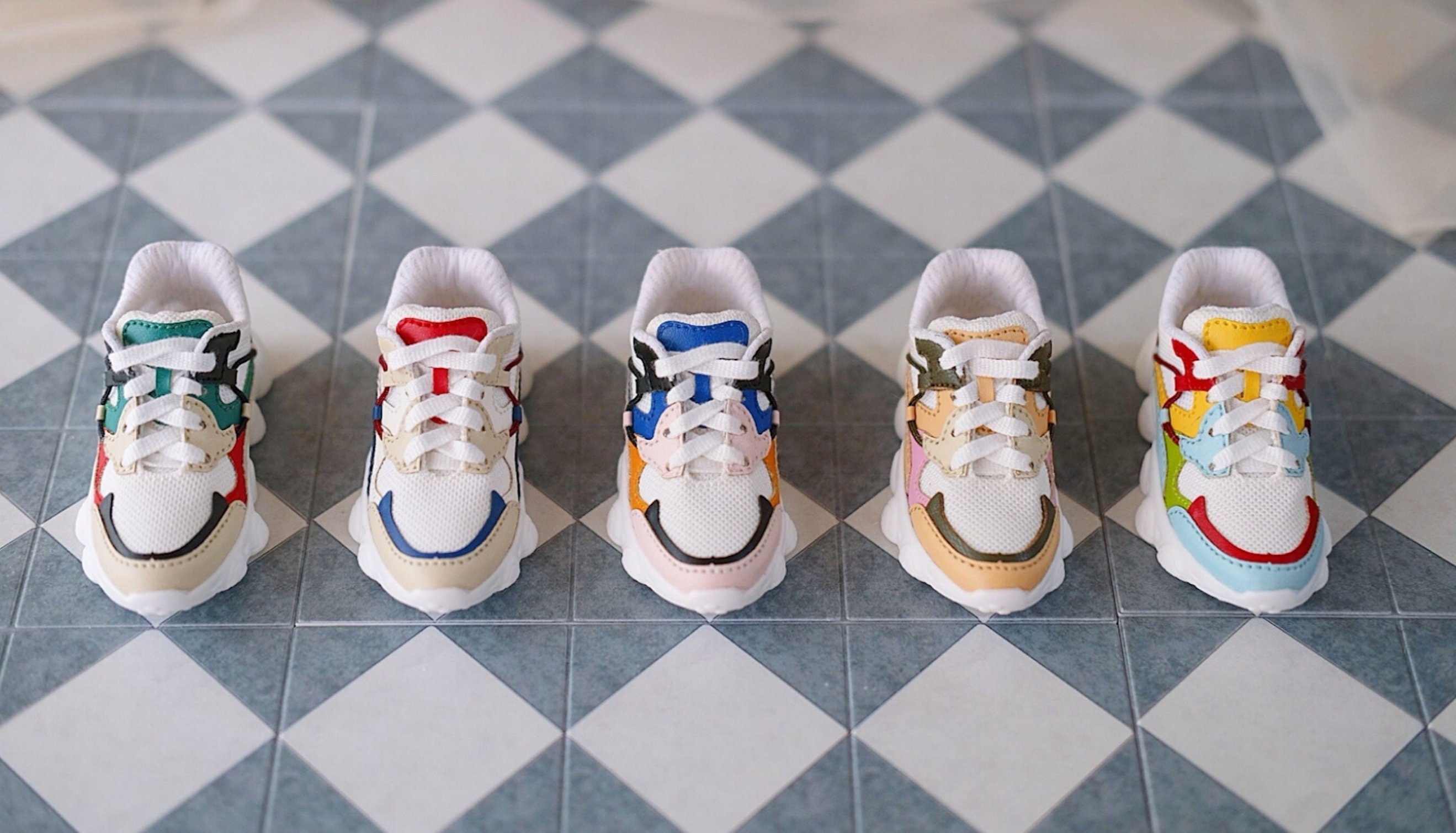 Zapatillas coloridas para muñecas BJD SD, inteligentes, MSD, Yosd, Iplehouse, Sid, Eid, Imda 2.6
