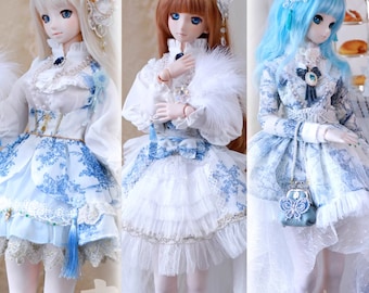 Blue and White for SD16 SDGr Smart doll Dollfie dream girl (BJD)