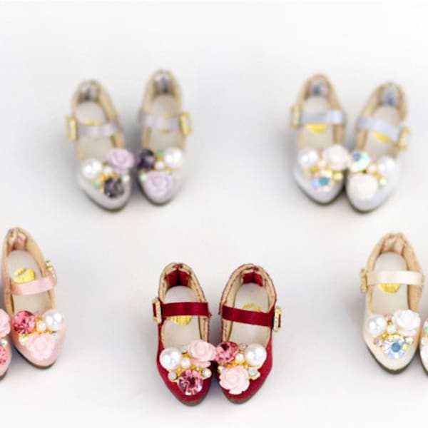 Summer flower heels for Blythe / Pullip / JerryB / Azone pure neemo, 5 colors