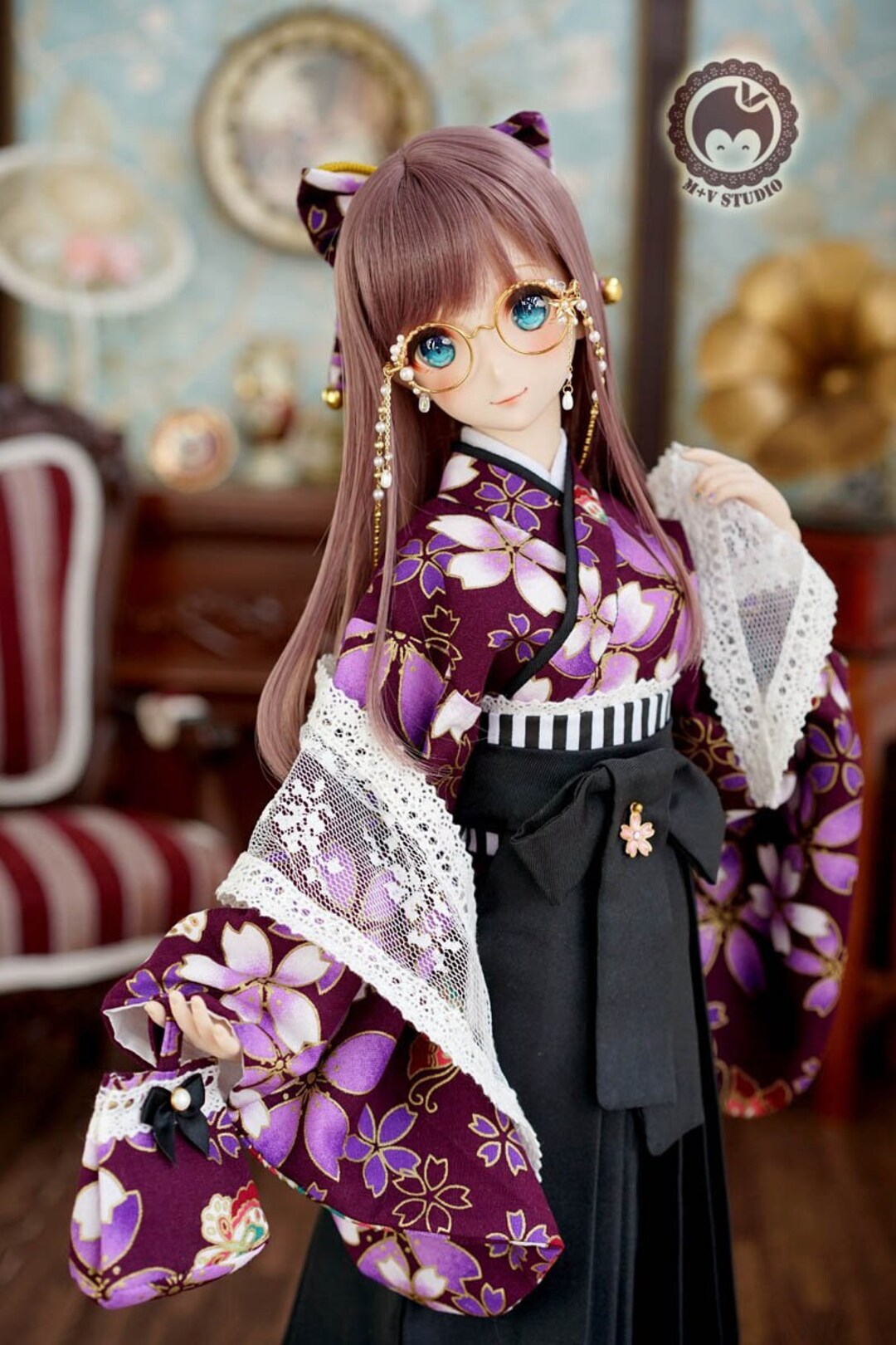 Kimono Dress 01 for SD16 Sdgr Smart Doll Dollfie Dream Girl (BJD