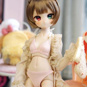Bikini swimwear & Beach coats for MSD Mini dollfie dream minifee BJD