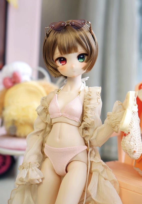 Bikini swimwear & Beach coats for MSD Mini dollfie dream minifee BJD