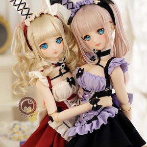 Rabbit Maid, dress set for Dollfie dream Smart doll Girl (BJD)