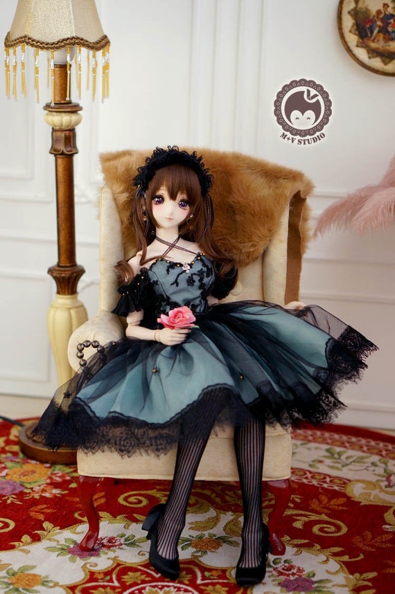 Auroral Dress Set for Dollfie Dream Smart Doll Girl BJD 
