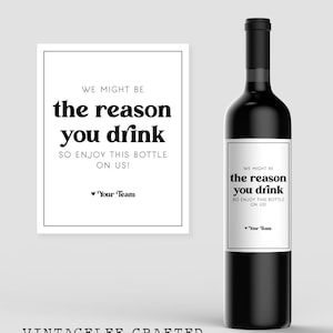 Regalo de Navidad del jefe, Regalo de Navidad para el jefe, Regalo del día del jefe, Regalo del jefe, Regalo del día del jefe para ella, Regalo del día del jefe para él, Vino de regalo de compañero de trabajo