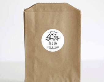 Wedding Favor Bags, Candy Buffet Bag, Trail Mix Bag, Wedding Treat Bag, Personalized Wedding Favor, Trail Mix Wedding Favor, Trail Mix Party