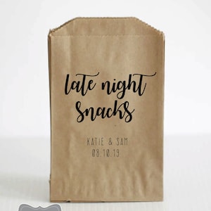 Wedding Favor Bags, Wedding Favors for Guests, Wedding Treat Bags, Wedding Goodie Bags, Wedding Favors, Wedding Snack Bags, Rustic Favors