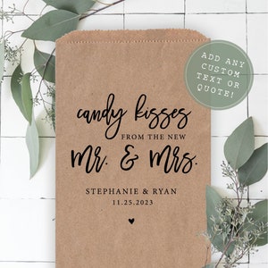 Wedding Favor Bags, Wedding Favors, Wedding Favors in Bulk, Wedding Favor Candy Bags, Wedding Bags, Wedding Treat Bags, Personalized Favor