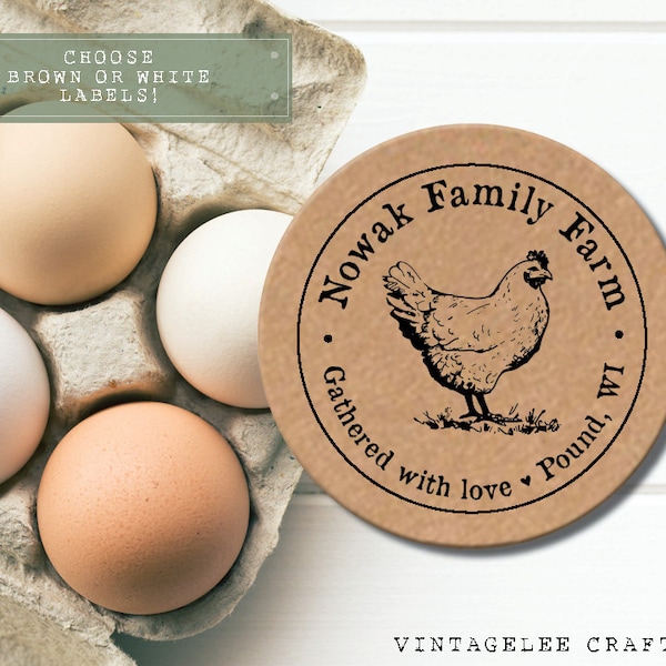 Egg Carton Labels, Egg Carton Stickers, Farm Fresh Egg Labels, Made by Labels, Food Labels, Local Egg Dealer, Chicken Labels, Farmers Market