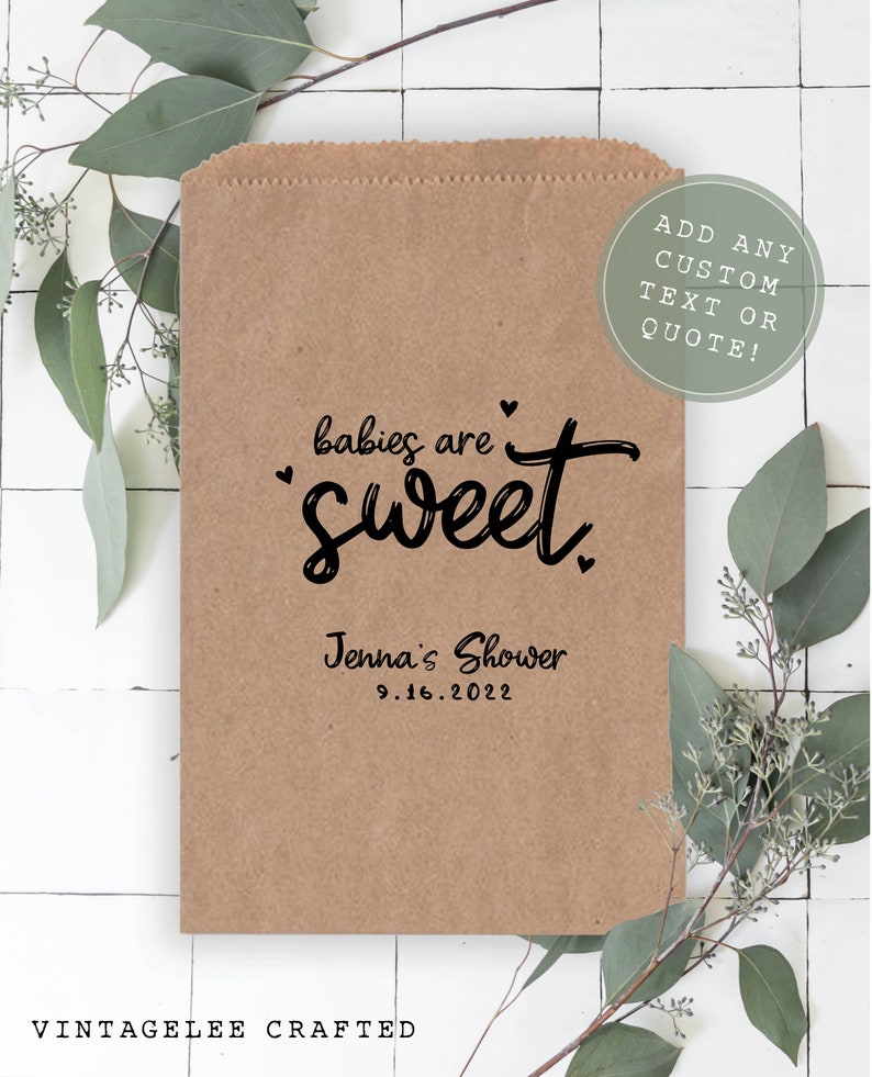 Baby Shower Favor Bags Boy Baby Shower Favors Baby Shower Etsy