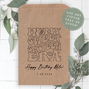 Sweet 16 Birthday Party Favors, Sweet 16 Favors, Birthday Party Favors, Birthday Party Favor Bags, In My Sweet 16 Era, 16th Birthday Favors