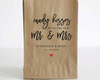 Wedding Favor Bags, Wedding Favors, Wedding Favors in Bulk, Wedding Favor Candy Bags, Wedding Bags, Wedding Treat Bags, Personalized Favor