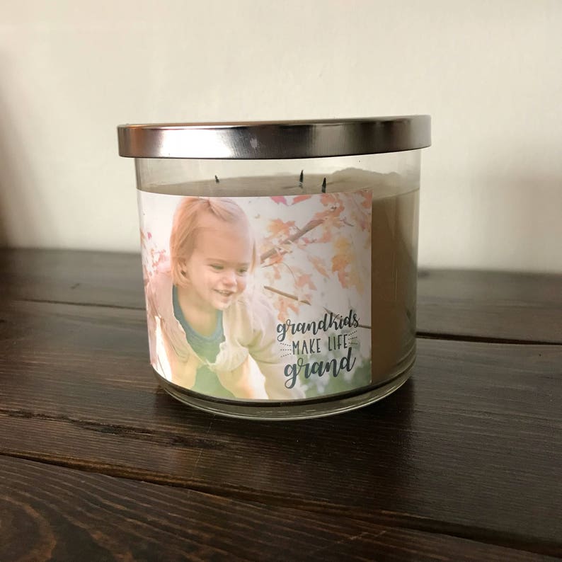Gift for Grandma Personalized Grandparent Gift Grandma Gift Grandparents Christmas Gift Gift for Grandparents Grandparents Candle Label