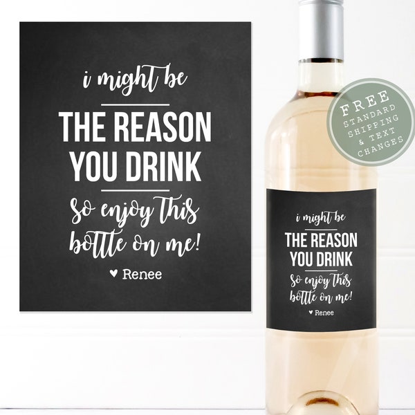 Bosses Day Gift, Boss Gift, Bosses Day Wine Label, Boss Christmas Gift, Bosses Day Gifts for Her, Bosses Day Gifts for Him, Christmas Gift