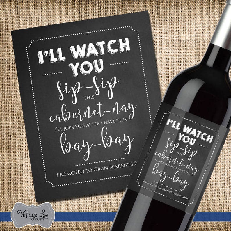 Pregnancy Reveal to Grandparents Pregnancy Announcement Etsy