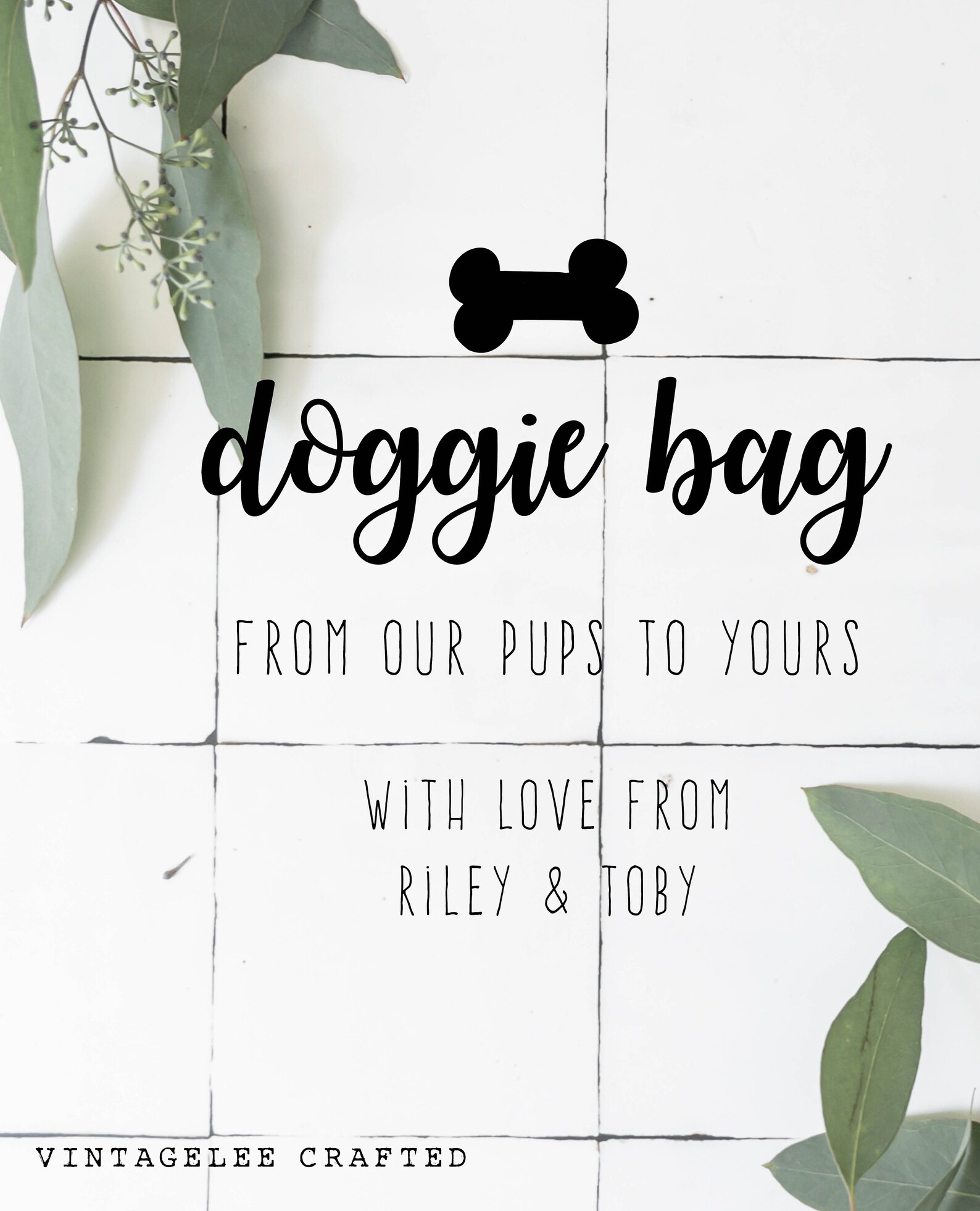 Wedding Doggie Bags Doggie Bags Dog Treat Bags for Wedding - Etsy
