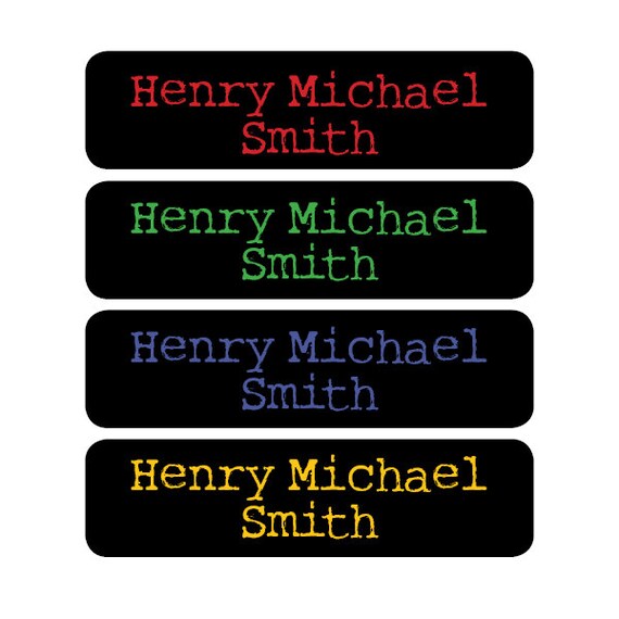 BENDY AND THE INK MACHINE Personalized Property Name Stickers TAGS LABELS SCHOOL 