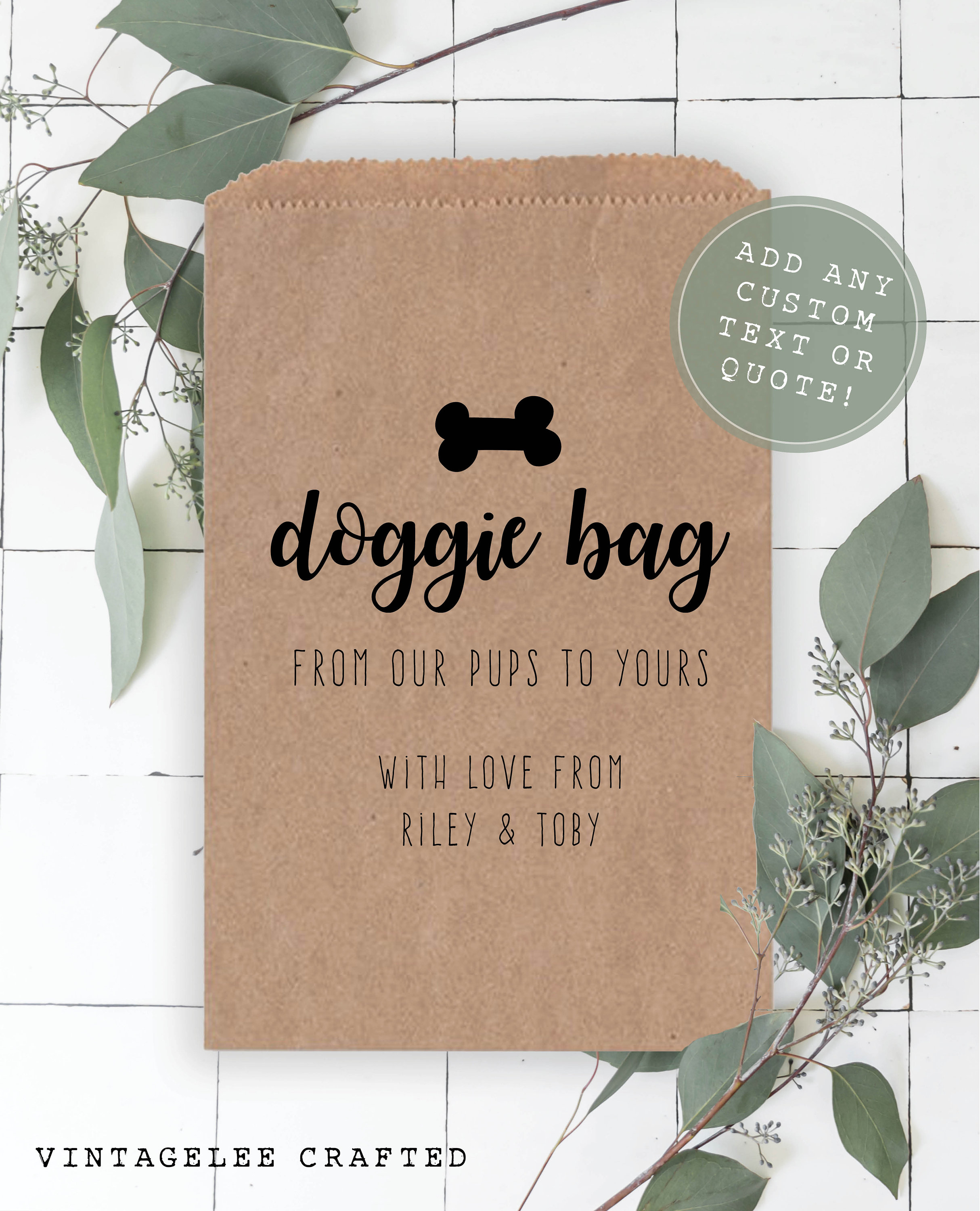 Wedding Doggie Bags Doggie Bags Dog Treat Bags for Wedding Etsy Australia