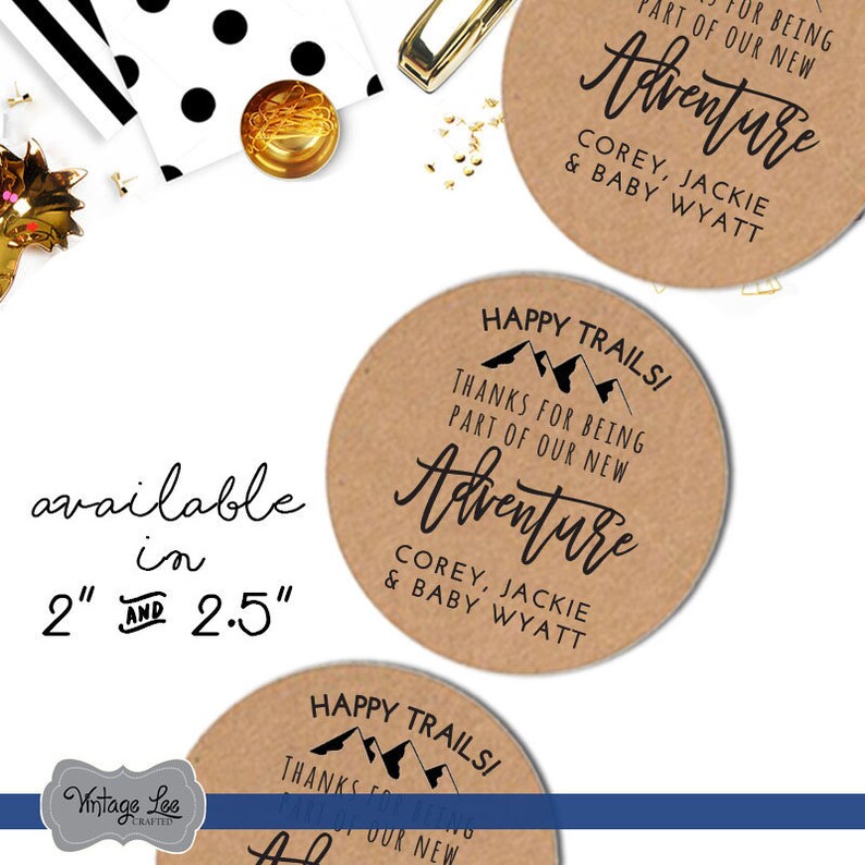 Trail Mix Labels New Adventure Label Woodland Baby Shower Etsy