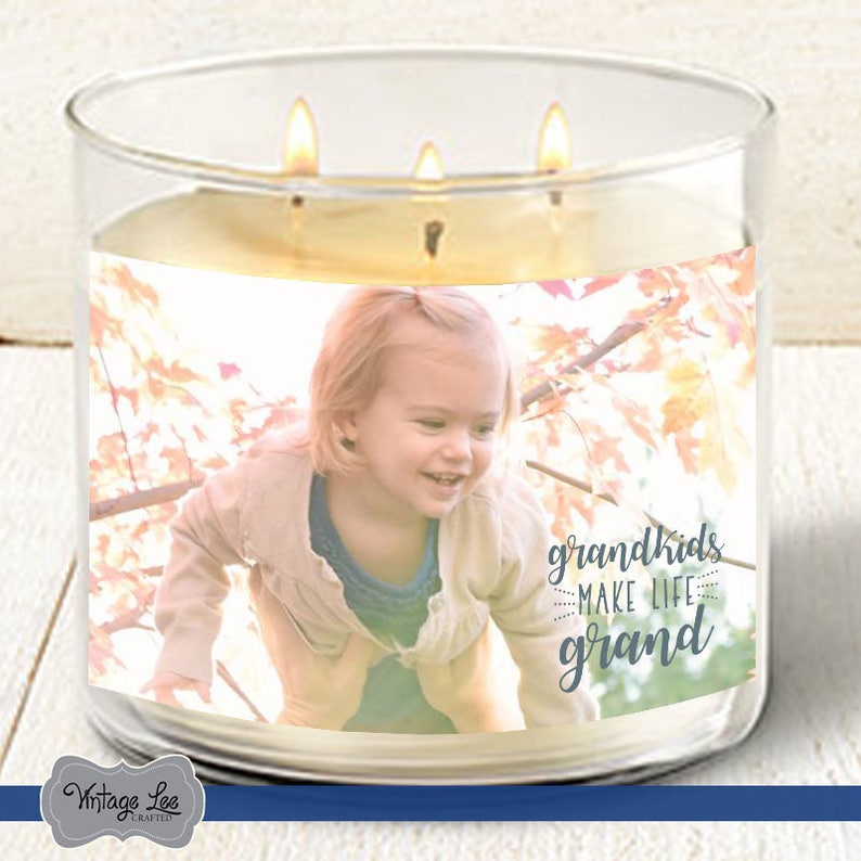 Gift for Grandma Personalized Grandparent Gift Grandma Gift Grandparents Christmas Gift Gift for Grandparents Grandparents Candle Label