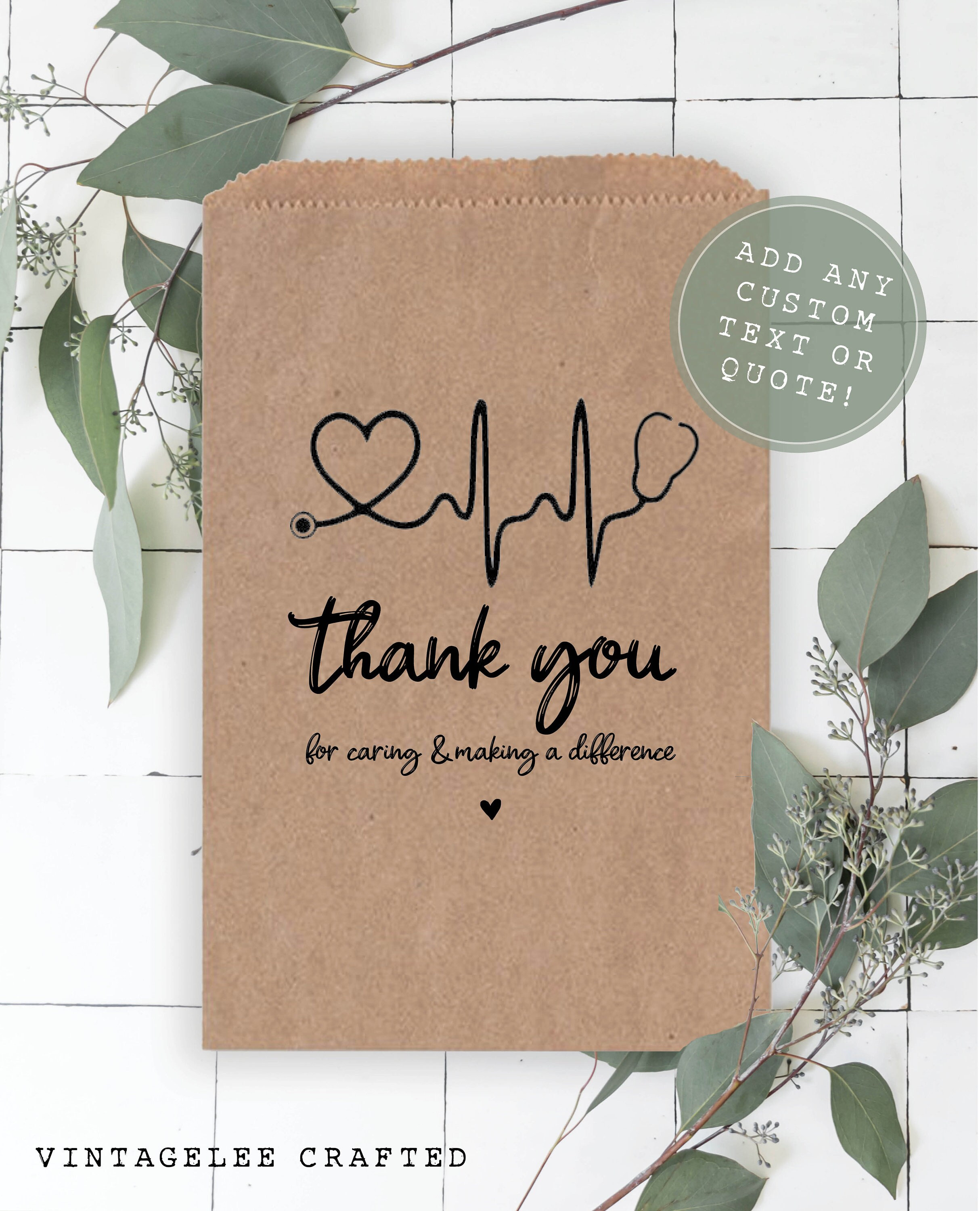 Nurse Thank You Gift Nurses Week Gift Nurse Thank You Bags Etsy