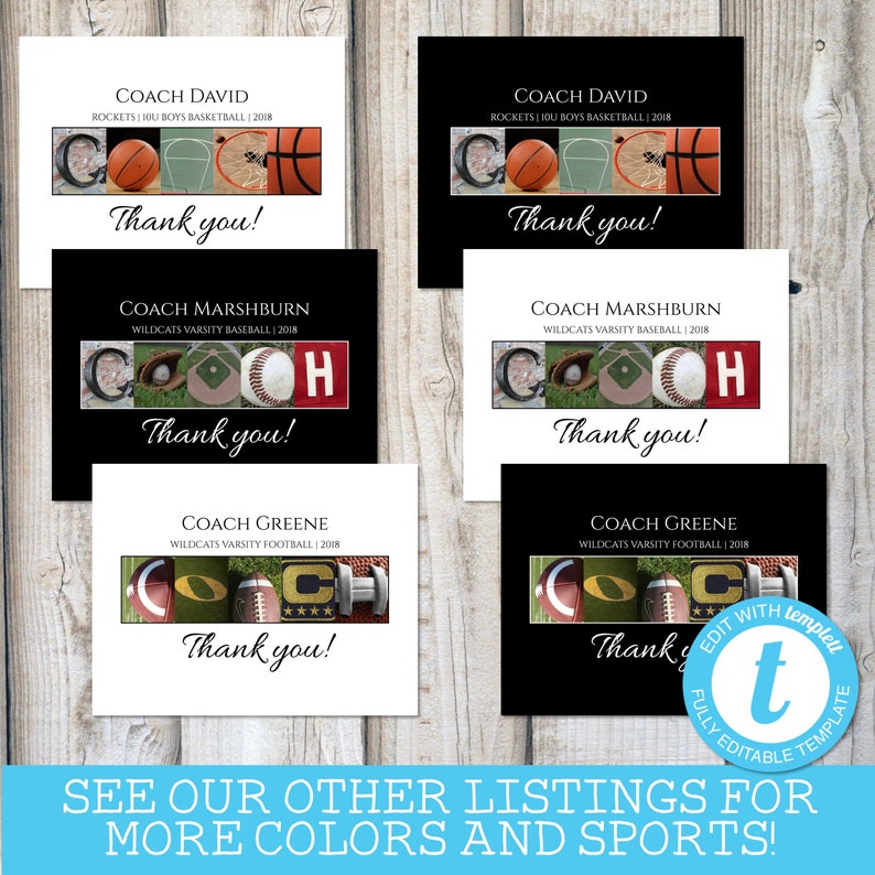 FOOTBALL COACH GIFT Team Gift Coach Team Signature Print Etsy