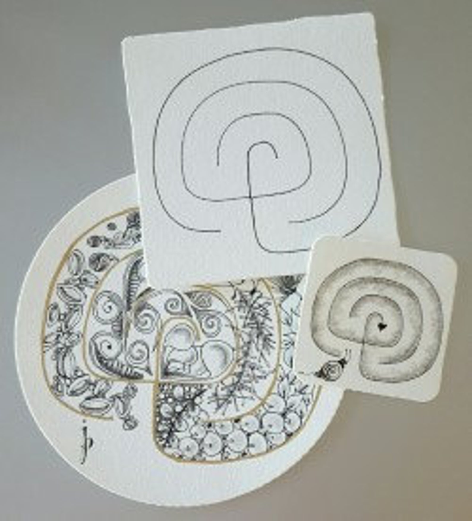 Labyrinth Stencils Set of 4 Etsy
