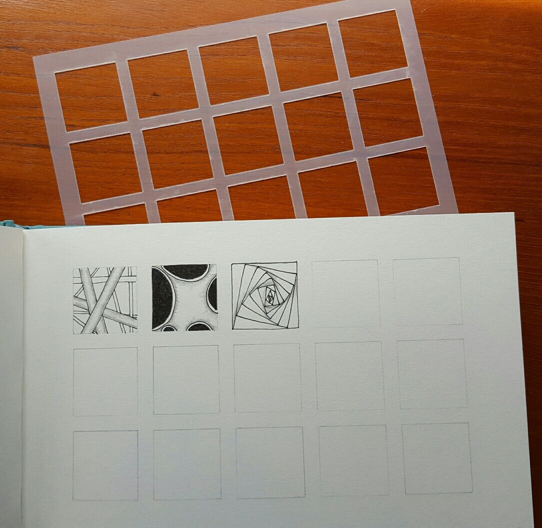 Zencils Jazzy Journals Stencil set Zencils Jazzy Journals Stencil set