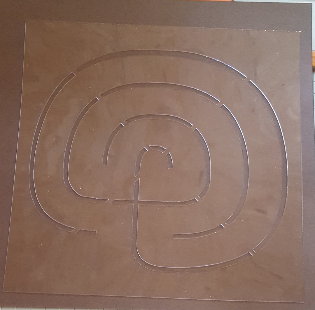 Labyrinth Stencils Set of 4 Etsy