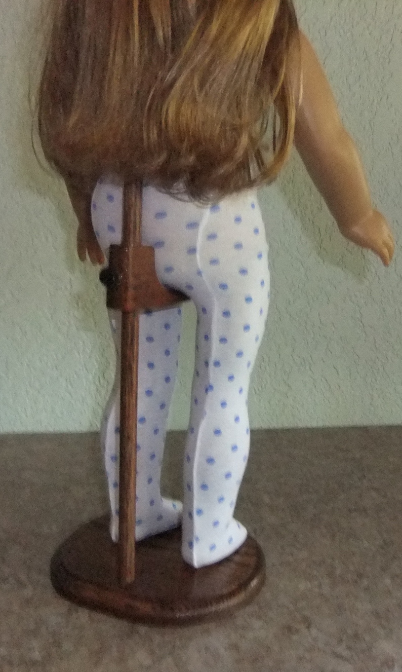Handmade hardwood doll stand for American Girl Etsy