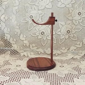 Handmade hardwood doll stand for American Girl