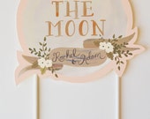 Wedding Cake Topper Over The Moon