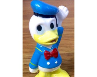 Vintage Disney's Donald Duck Porcelain Figurine, 1980s