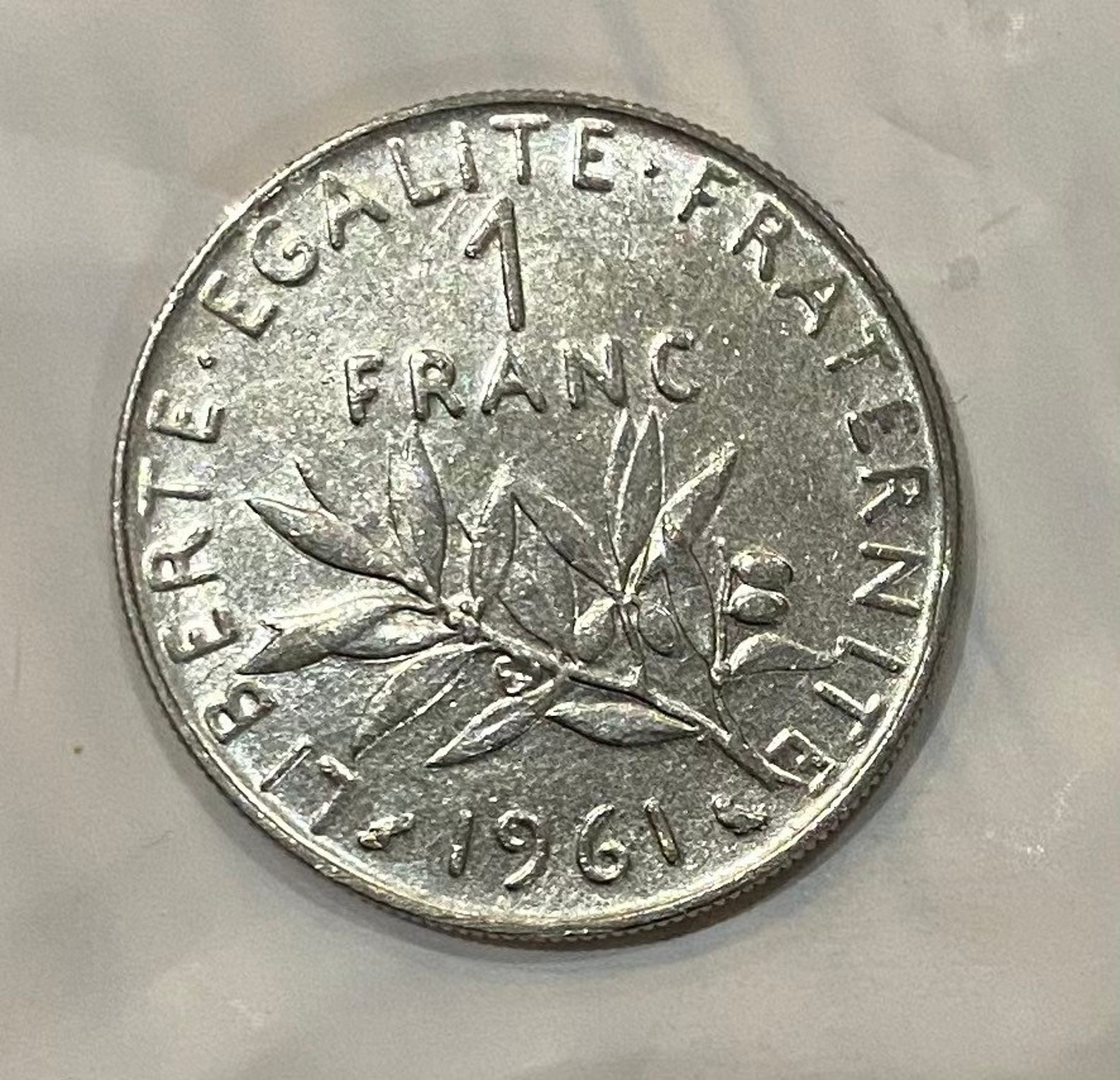 Vintage French One Franc 1961 Coin Etsy 日本 Vintage French One Franc 1961 Coin Etsy 日本