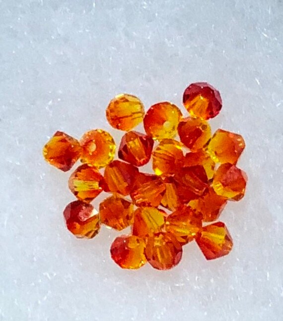 orange swarovski crystals