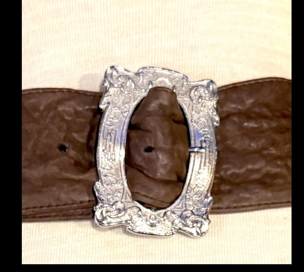 B Low the Belt Black Leather Belt with Crystal Starburst Buckle Made in US SZ 36 B-Low The Belt Belts for Women for sale - eBay main image 4