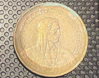 1967 B スイス コンフォデラティオ・ヘルヴェティカ 5フランPCGS鑑定 Coin, Switzerland, 5 Rappen, 1967, Bern, , Copper-nickel, KM:26