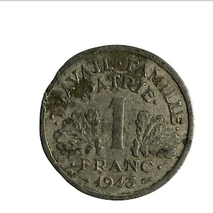 1943 french 1 franc - Etsy 日本