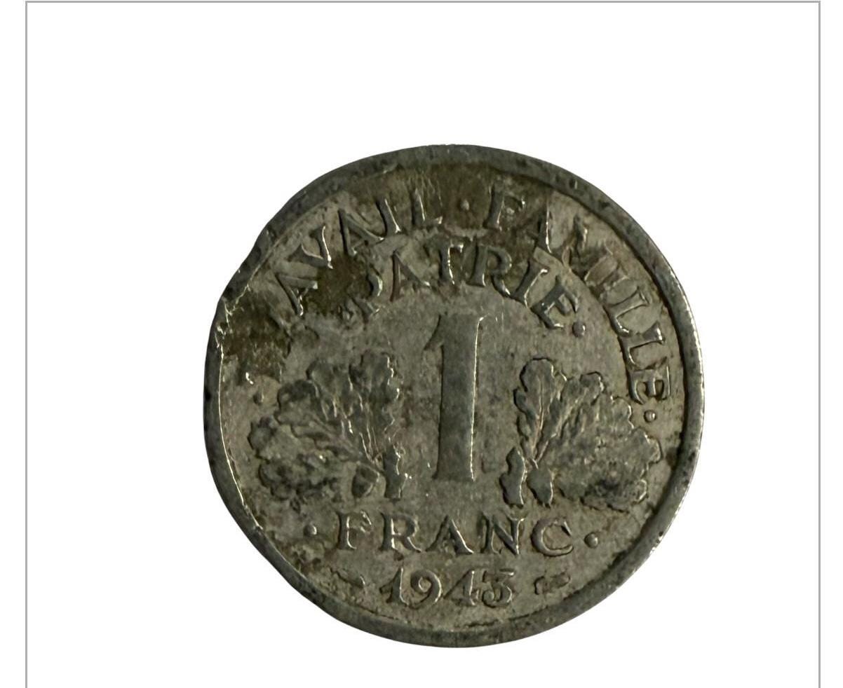 1943 french 1 franc - Etsy 日本