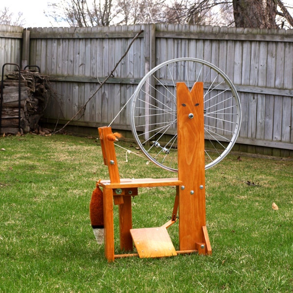 Thrifty Fox Spinning Wheel - DIGITAL PDF PLANS