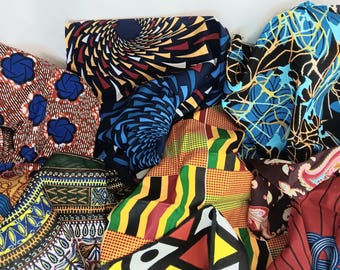 Una libra de retazos de tela para acolchado, proyectos de costura de patchwork, mantas acolchadas, retazos de tela africana, celebración de Kwanza