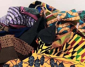 Una libra de retazos de tela para acolchado, proyectos de costura de patchwork, mantas acolchadas, retazos de tela africana, celebración de Kwanza