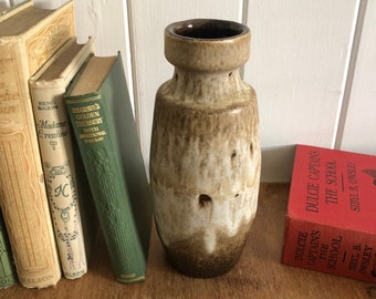Vintage German Pottery Vase Earthy Boho