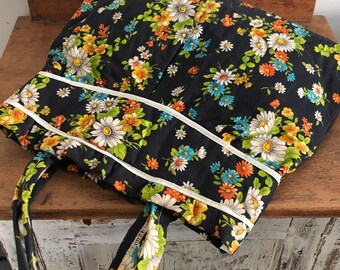 Vintage Floral Cloth Shopping Bag