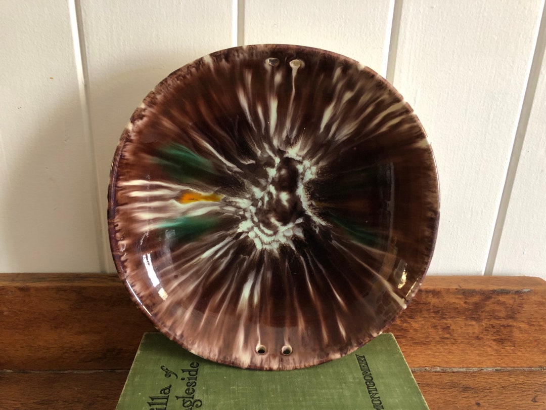 Vintage German Pottery Plate Etsy