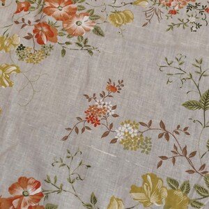 Vintage Cotton Flat Bed Sheet image 5